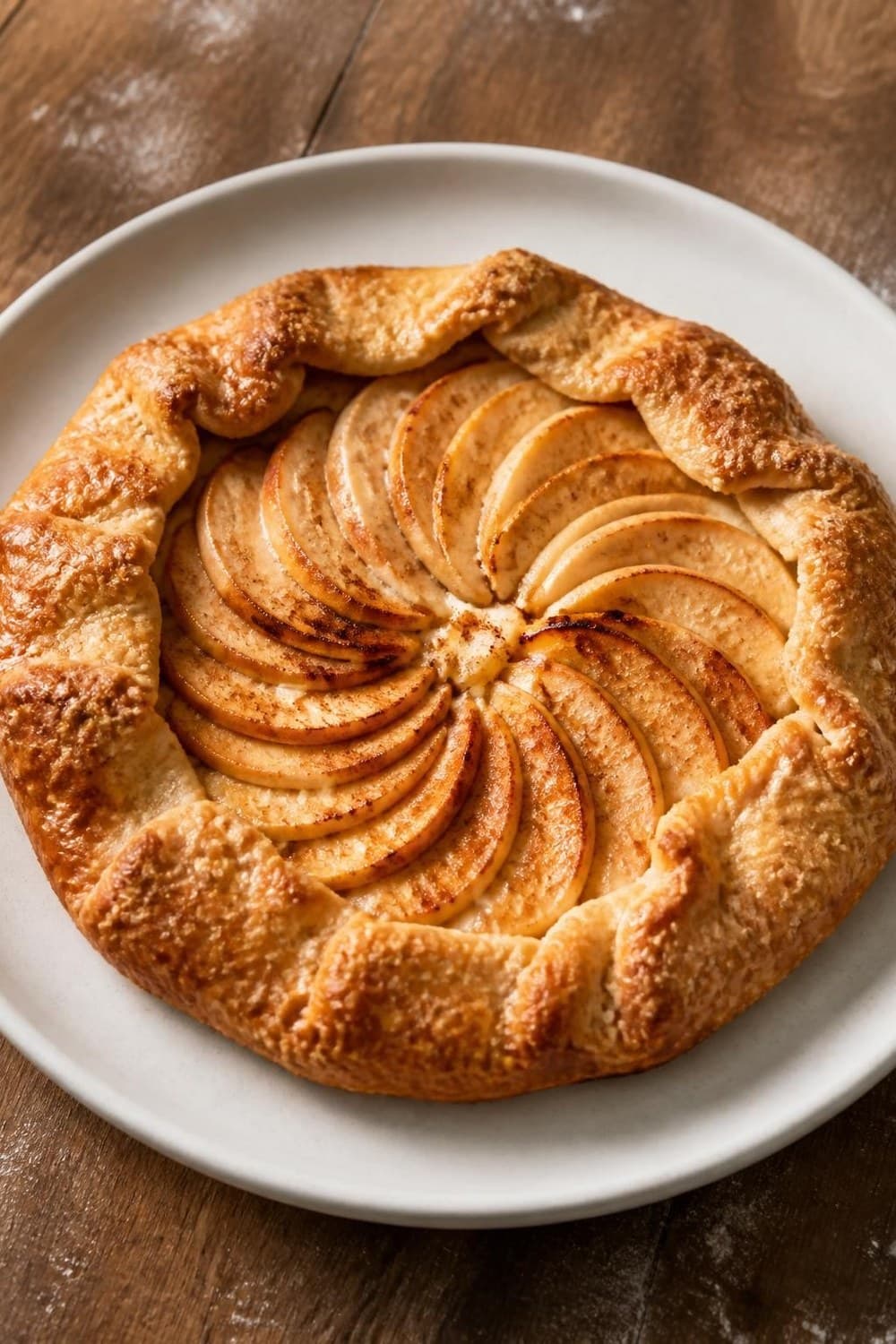 Appelgalette met roomkaas uit de airfryer — 165°C, 30-35 min