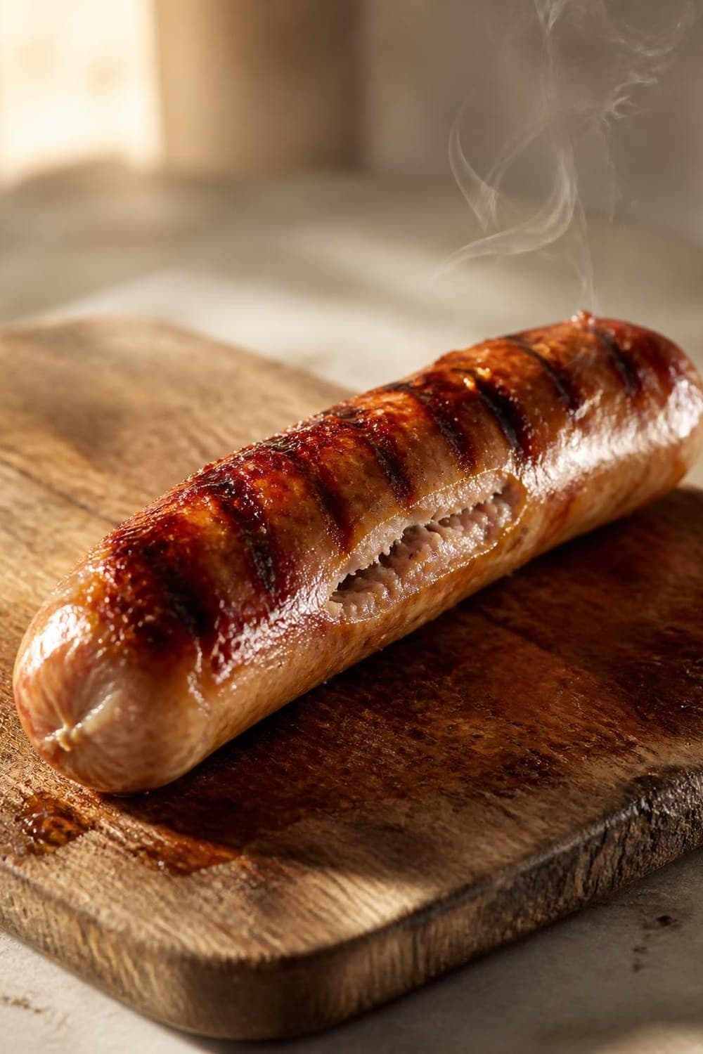 Braadworst uit de airfryer — 180°C, 12-15 min
