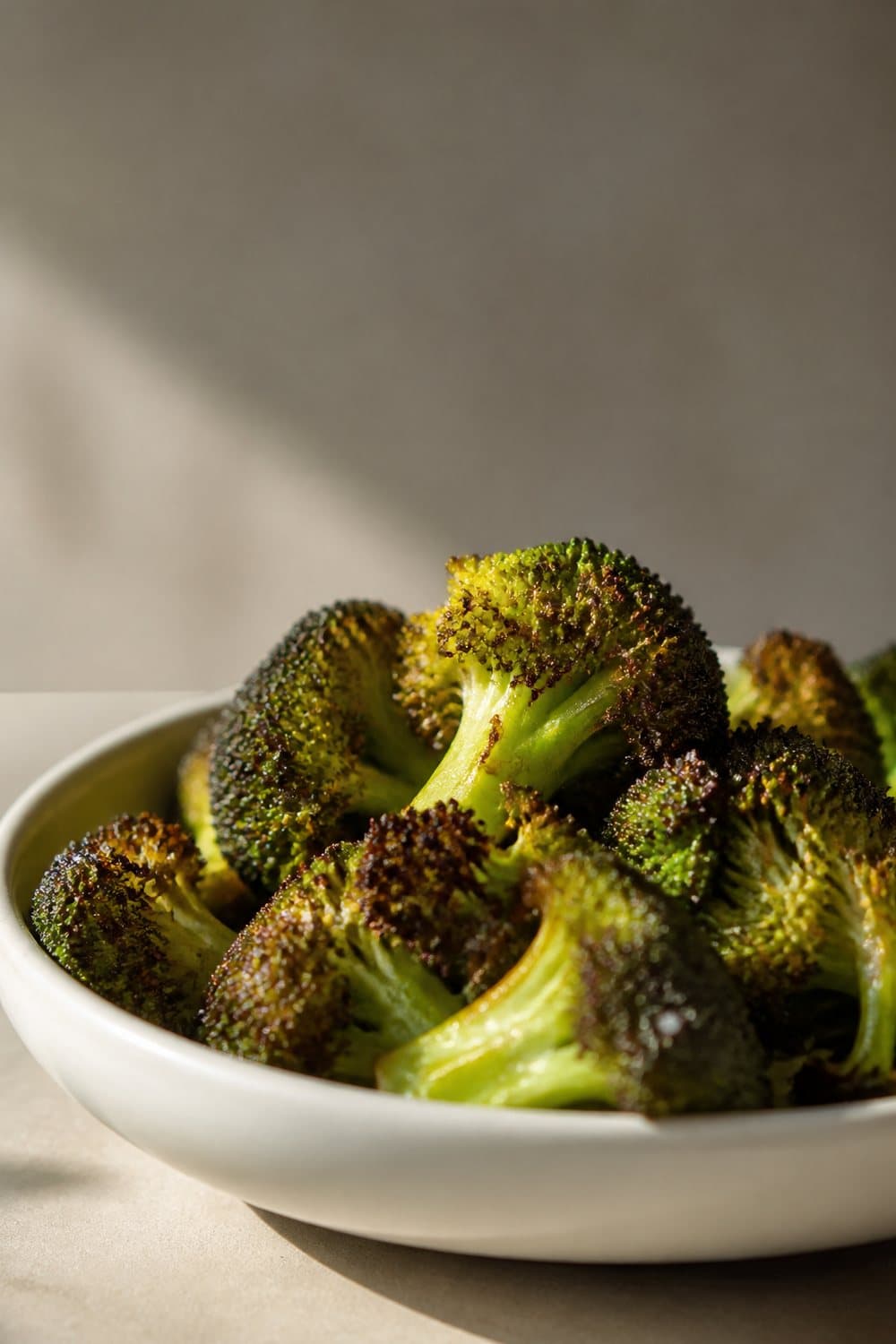 Broccoli uit de airfryer — 180°C, 8-12 min