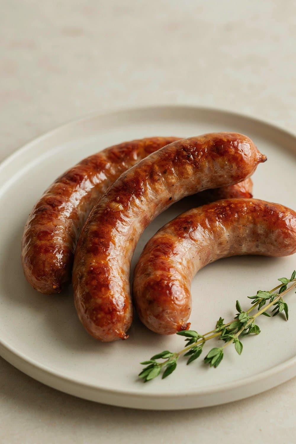 Chipolata uit de airfryer — 180°C, 10-14 min