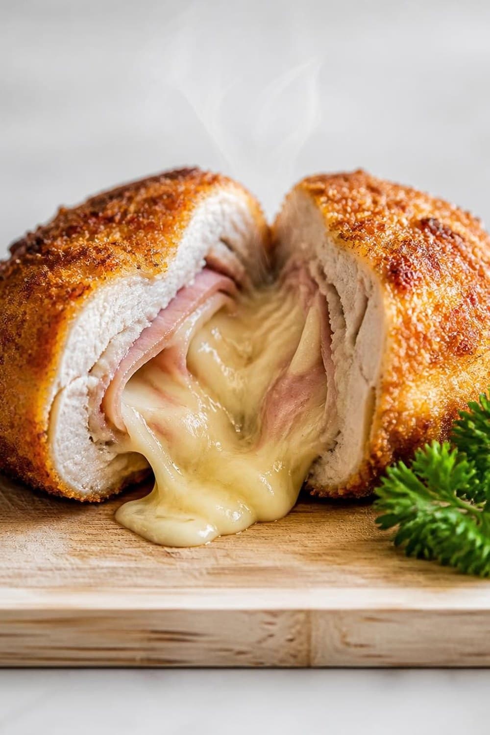 Cordon bleu (varken) uit de airfryer — 180°C, 14-18 min