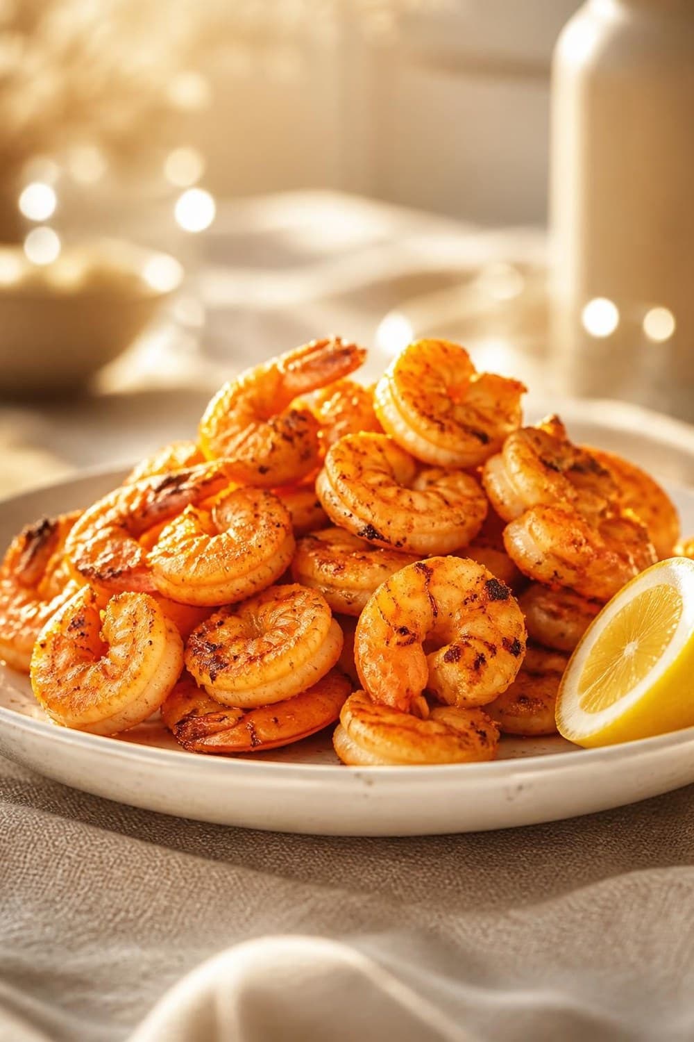 Garnalen uit de airfryer — 200°C, 5-8 min