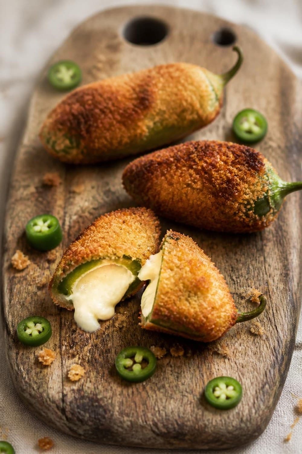 Jalapeño poppers uit de airfryer — 190°C, 6-10 min