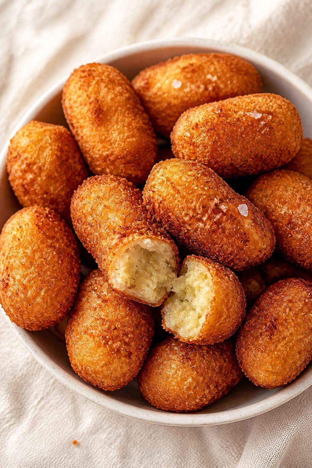 Kroketjes uit de airfryer — 200°C, 10-14 min