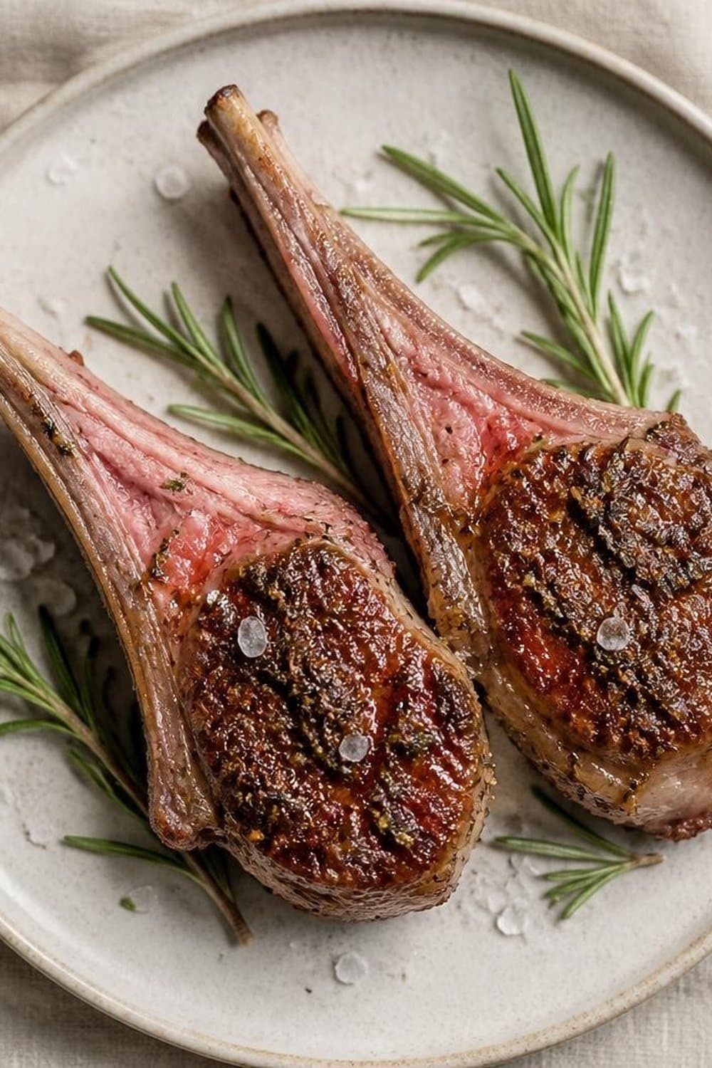 Lamskotelet uit de airfryer — 200°C, 10-16 min