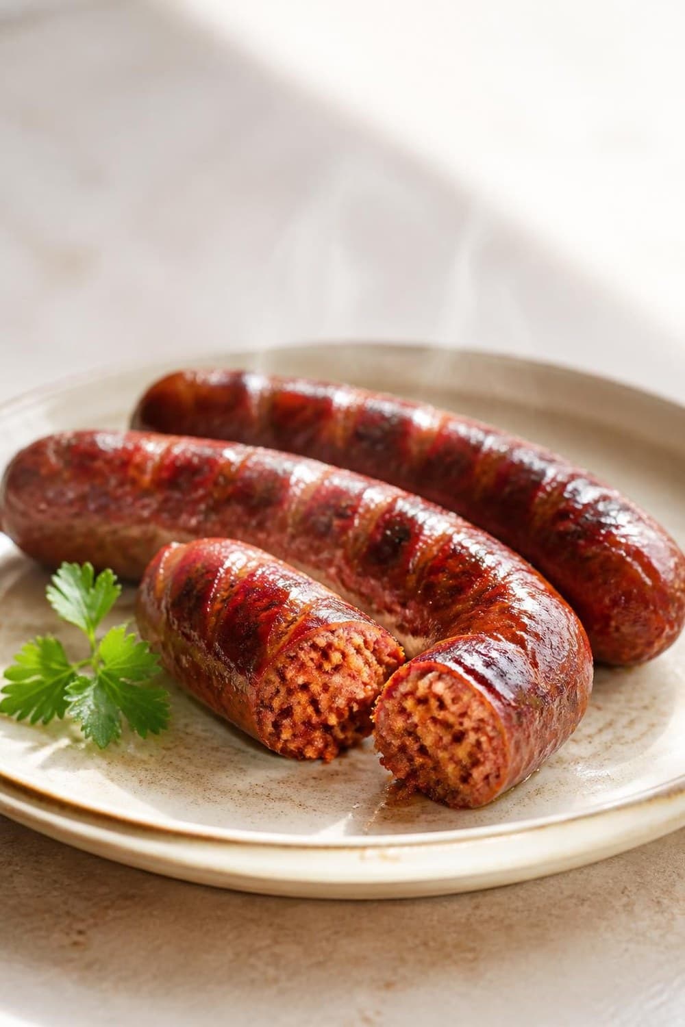 Merguez uit de airfryer — 190°C, 10-14 min