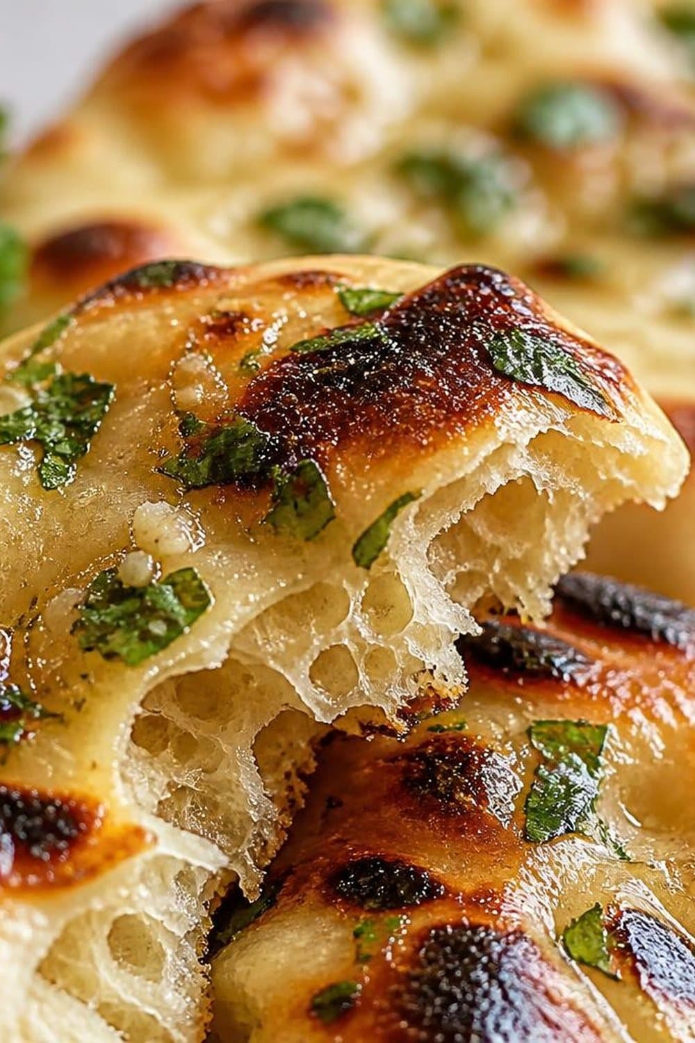 Naanbrood uit de airfryer — 180°C, 3-5 min
