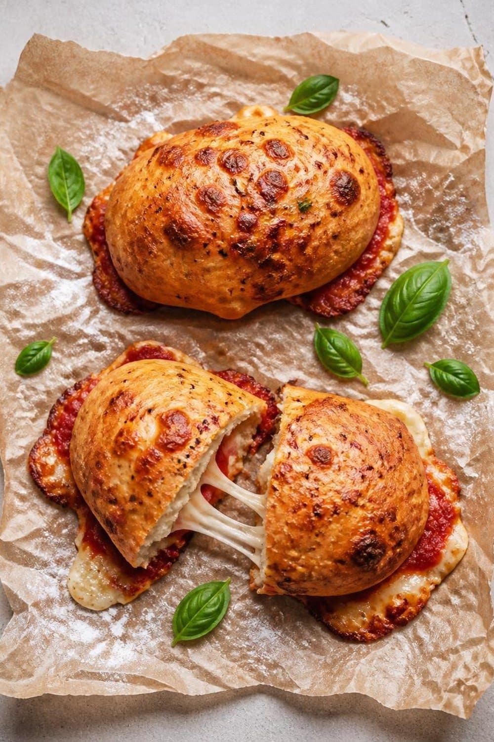 Pizzabroodje uit de airfryer — 180°C, 6-8 min