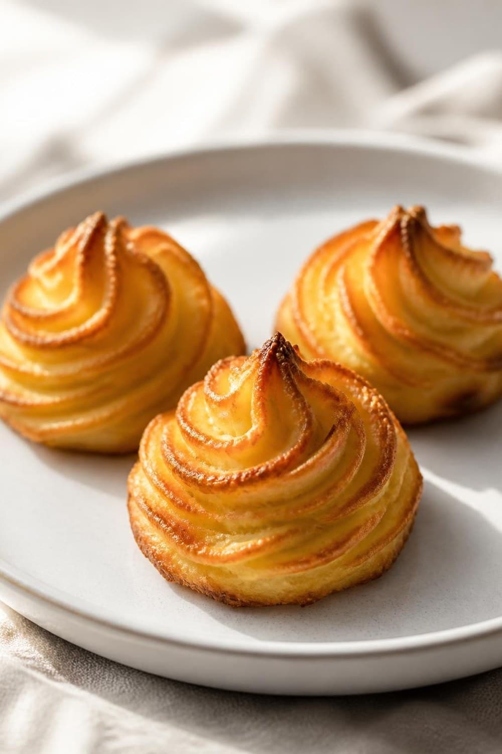 Pommes duchesse uit de airfryer — 200°C, 10-14 min
