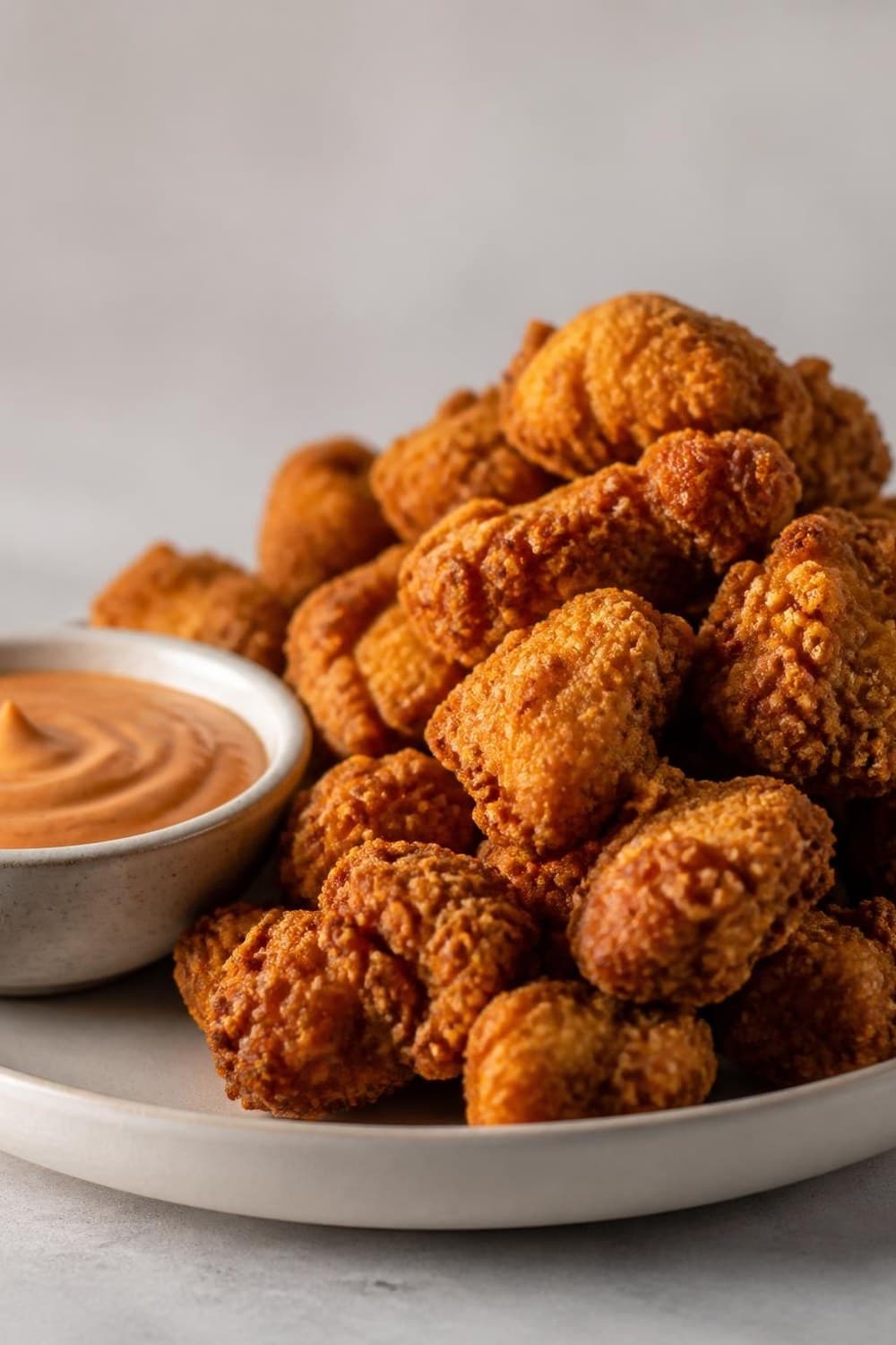 Popcorn chicken uit de airfryer — 200°C, 8-10 min