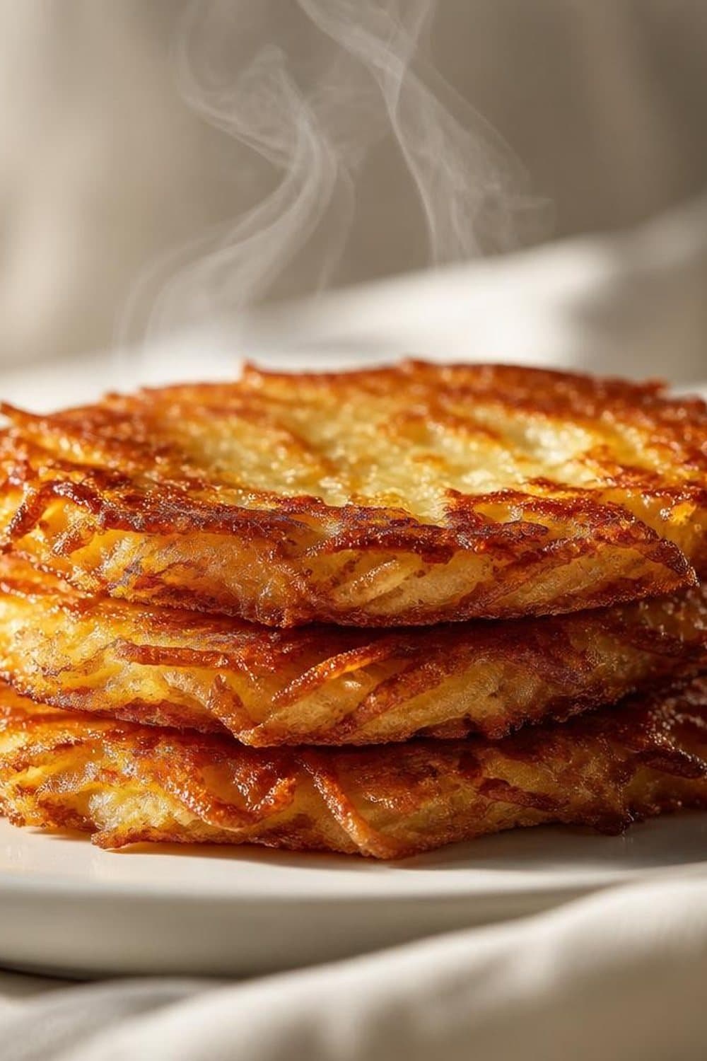 Rösti uit de airfryer — 190°C, 12-16 min