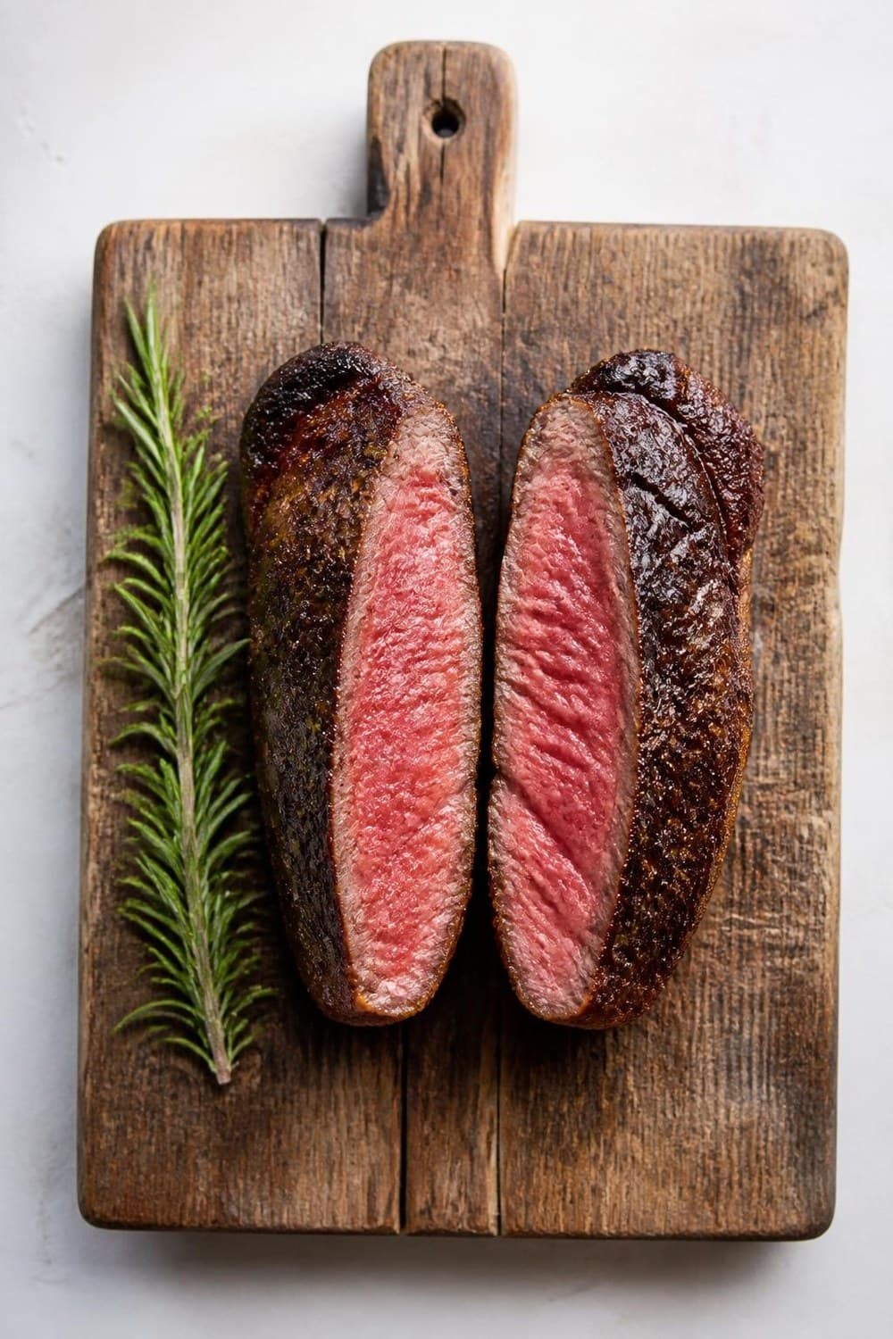 Steak (2cm dik) uit de airfryer — 200°C, 8-14 min
